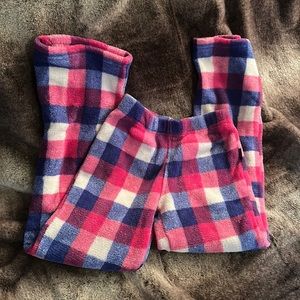 Calvin Klein Red White and Blue Plaid PJ Bottoms Sz Girls Med